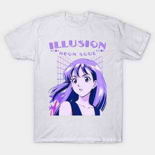 ILLUSION Anime Style T-Shirt, Streetwear T-shirt T-Shirt